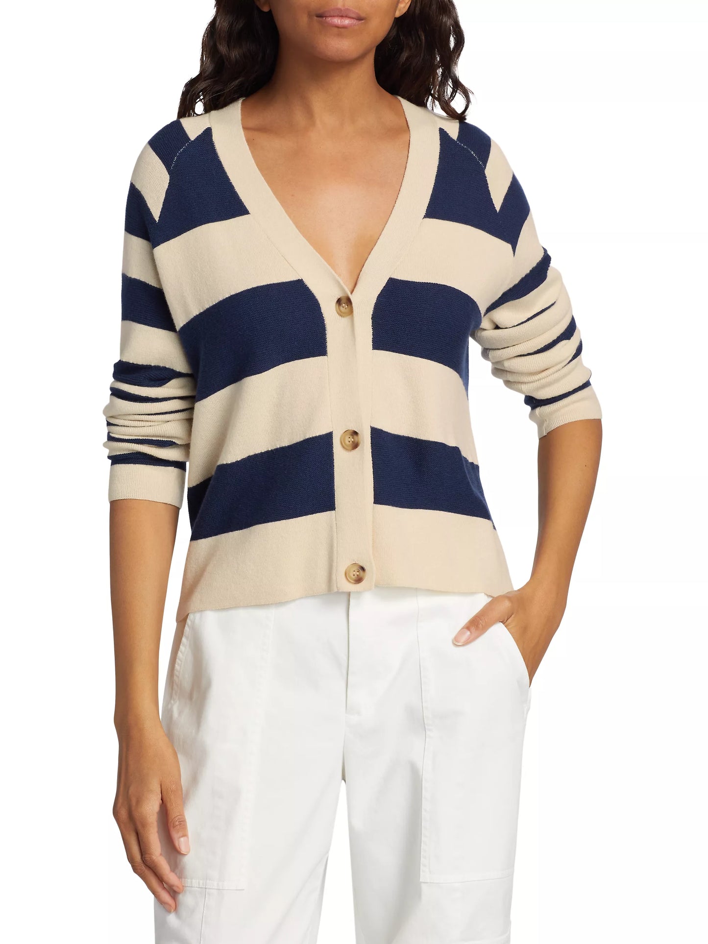 ATM Cotton Blend Cardigan