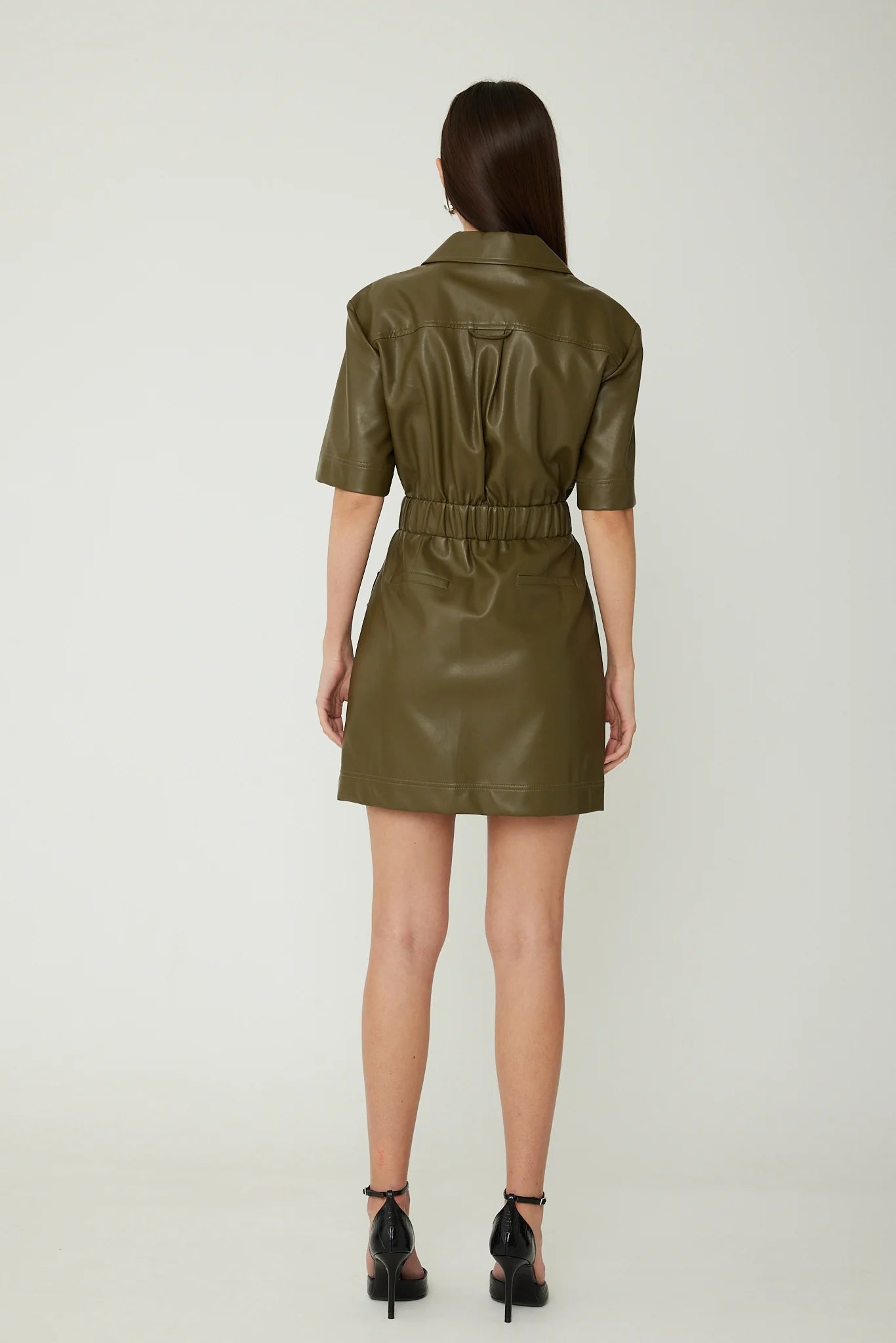 JS71 Piper Vegan Leather Dress