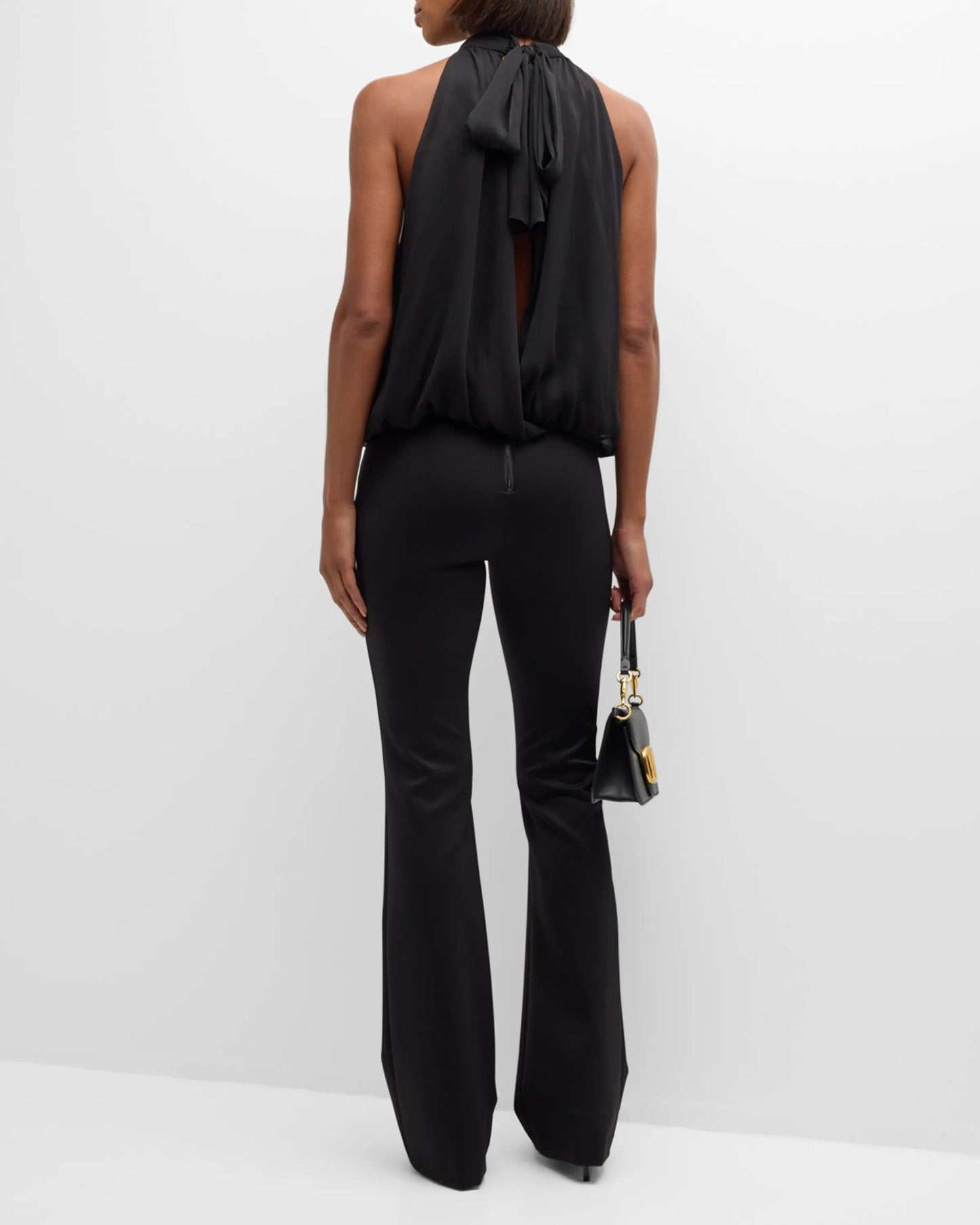Alice + Olivia Back Zip Bootcut Pant