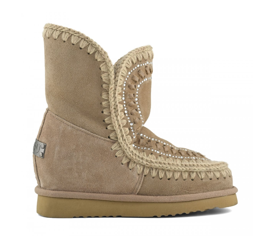 MOU Suede Wedge Boot MU.FW121053A
