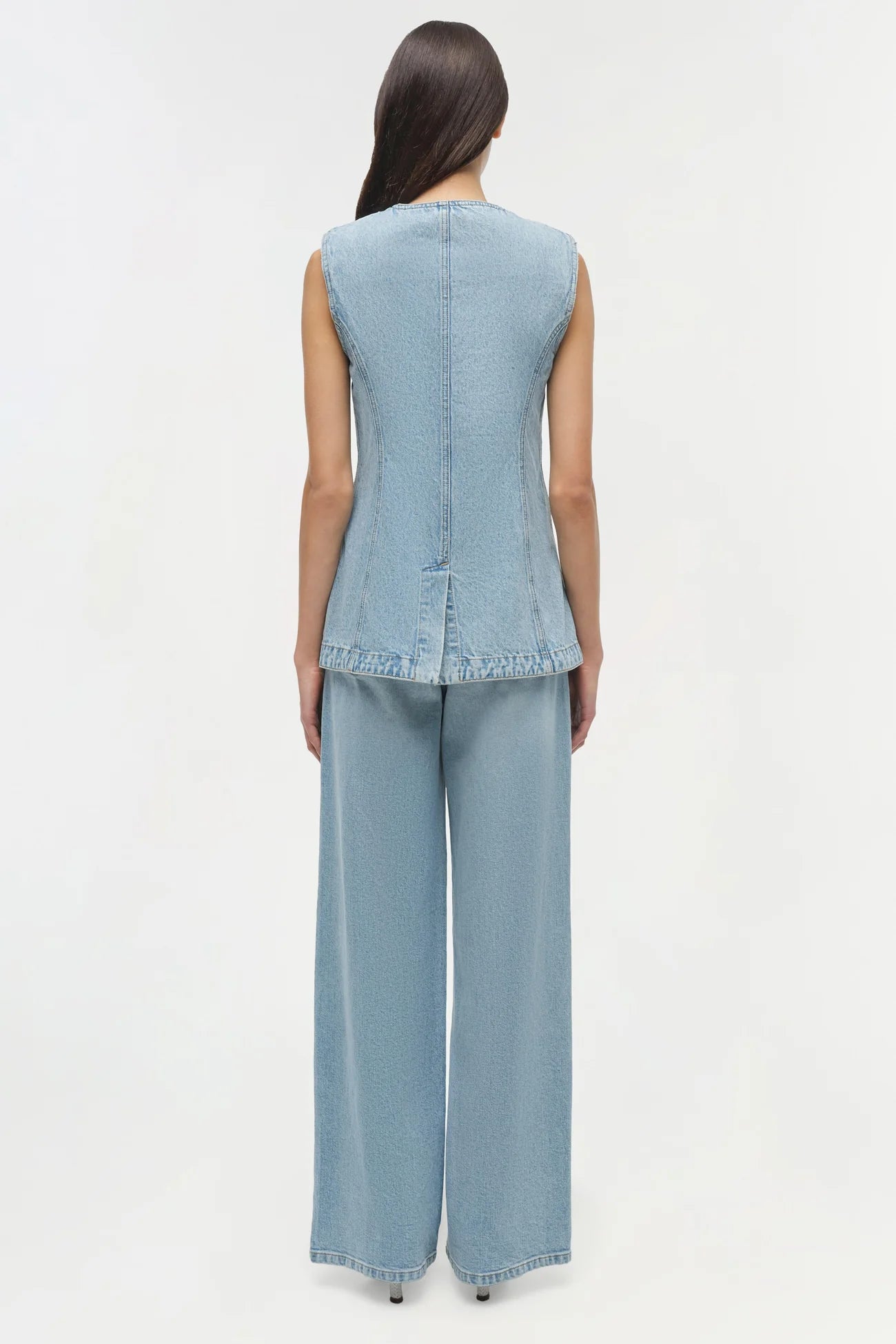 Simkhai Charley Denim Vest