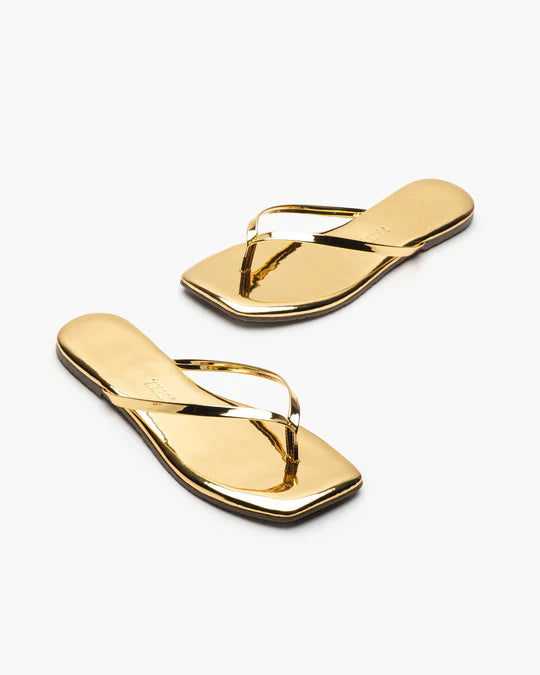 Tkees Lily Square Toe Mirror Flip Flop