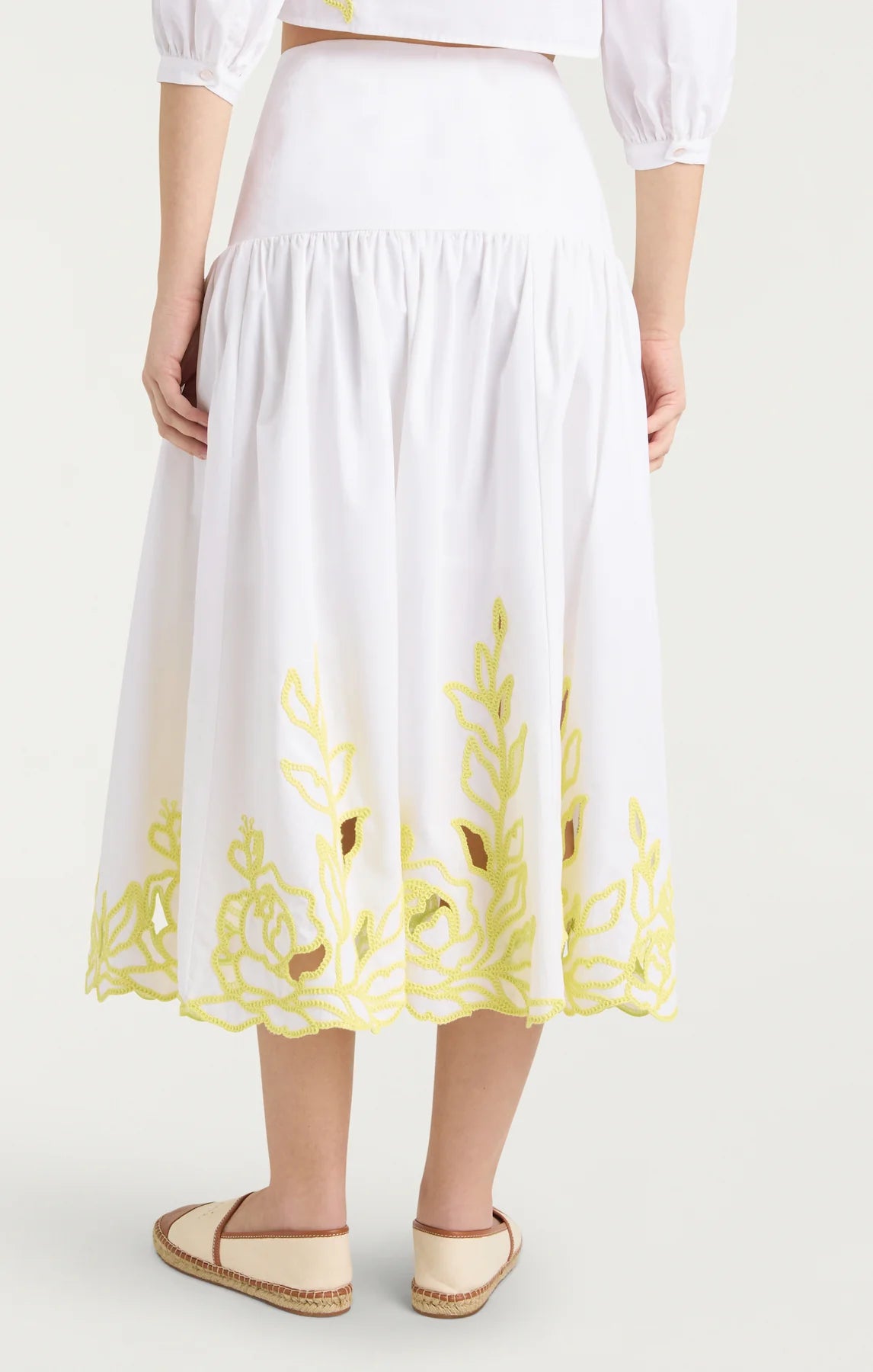 Cinq A Sept Trailing Peonies Tilda Skirt