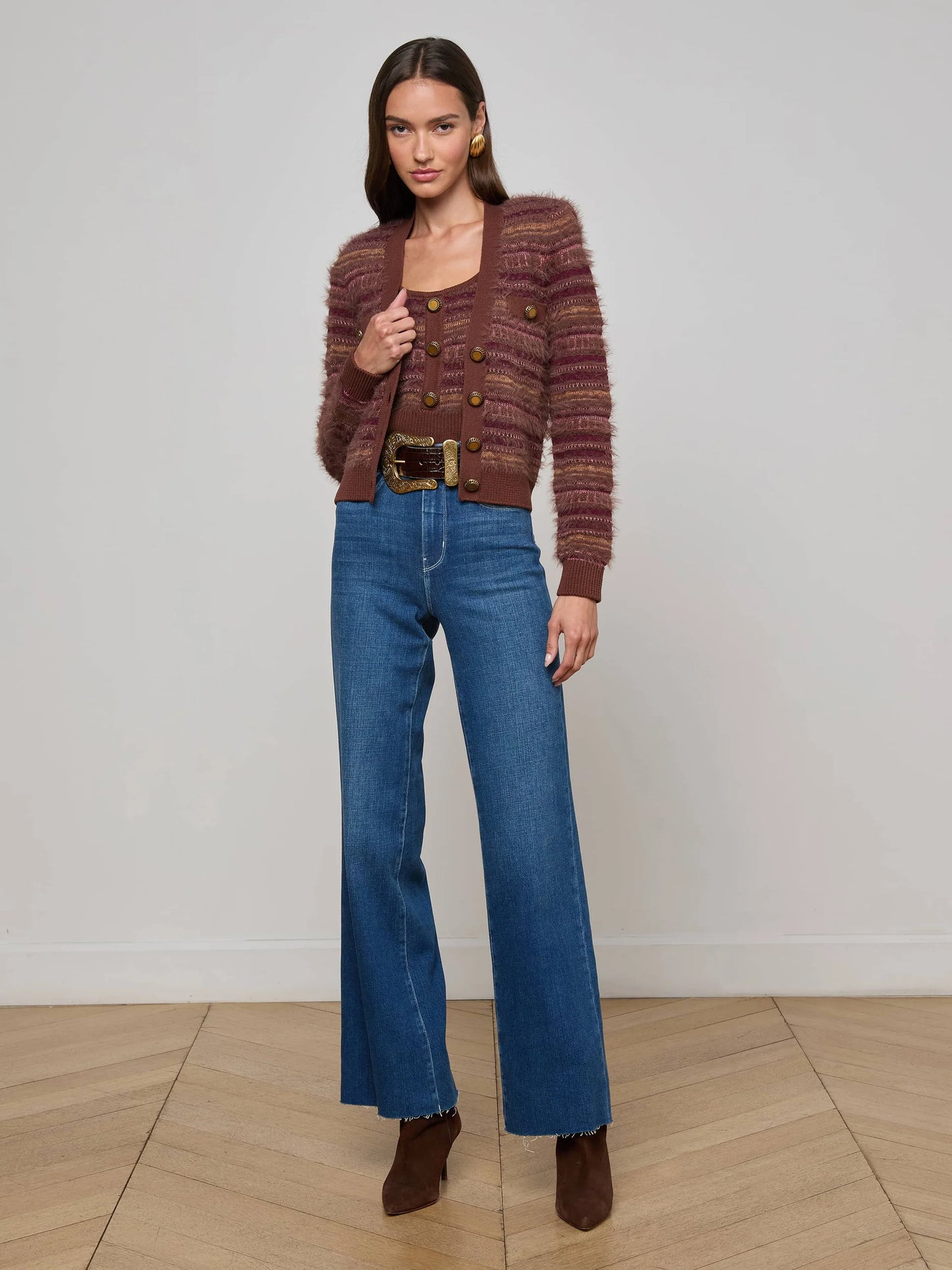 L'agence Ariadne Mixed Cardigan