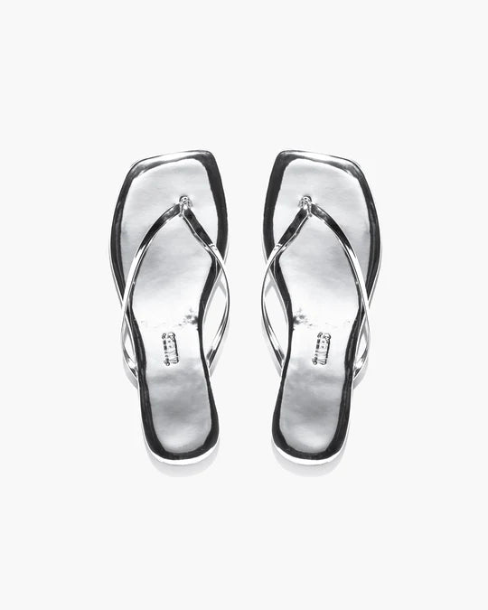 Tkees Lily Square Toe Mirror Flip Flop