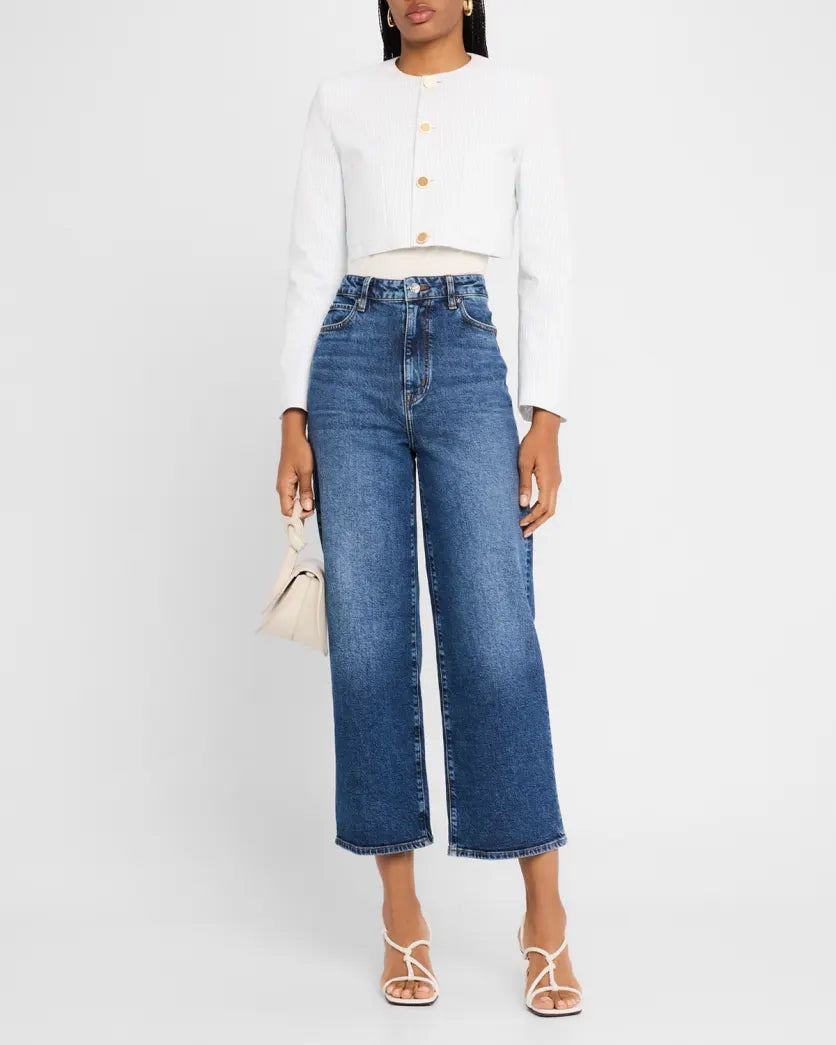 Frame Seersucker Jacket