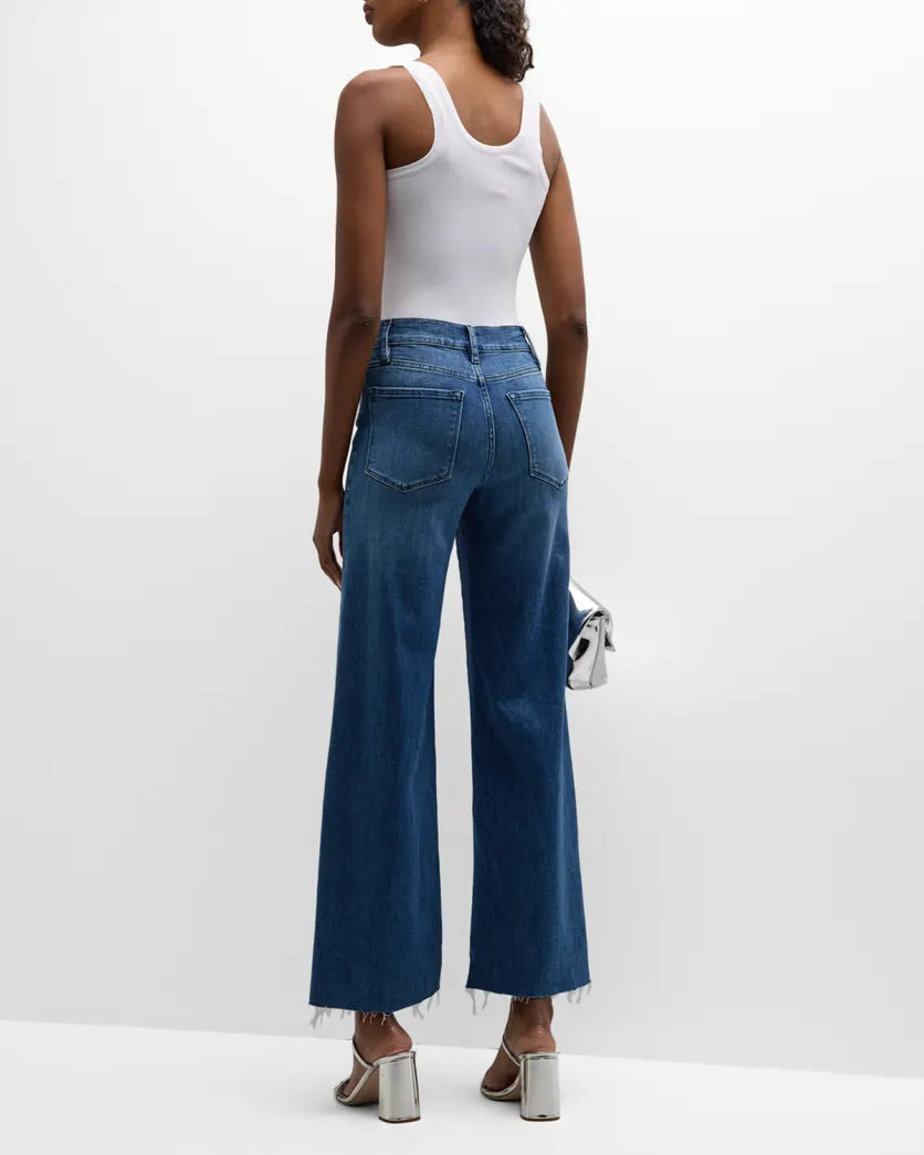 Frame Le Slim Palazzo Raw After