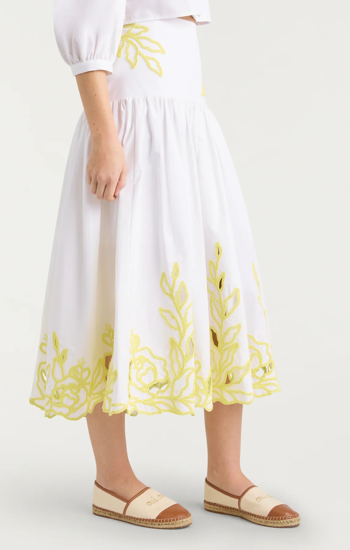 Cinq A Sept Trailing Peonies Tilda Skirt