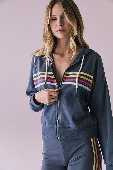 Chaser Contrast Stripes Hoodie