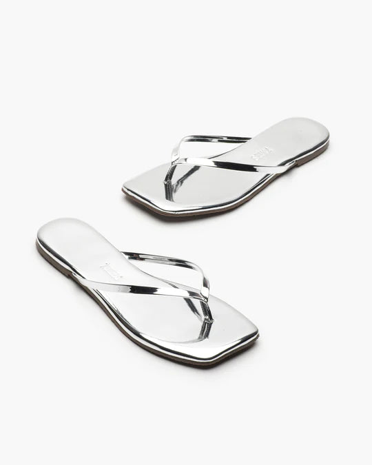 Tkees Lily Square Toe Mirror Flip Flop