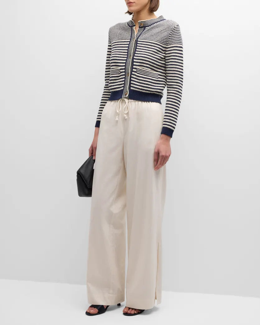 Frame Compact Stripe Cardigan