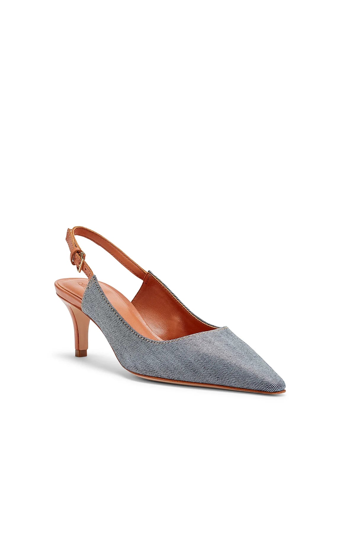 Cinq a Sept Sylvie Denim Slingback Pump