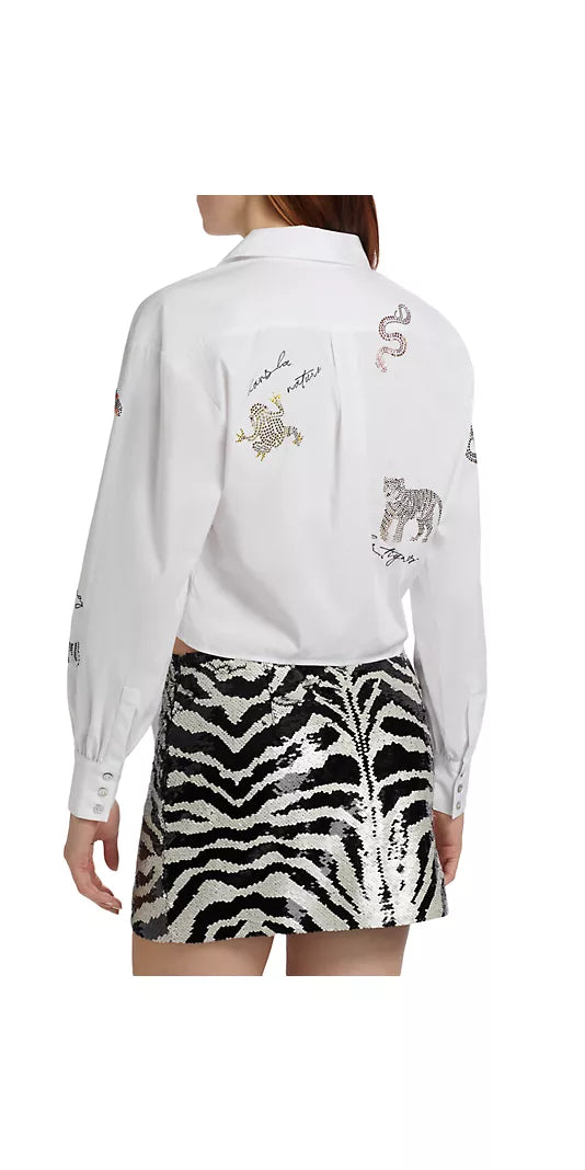 Cinq A Sept Jungle Mariana Top