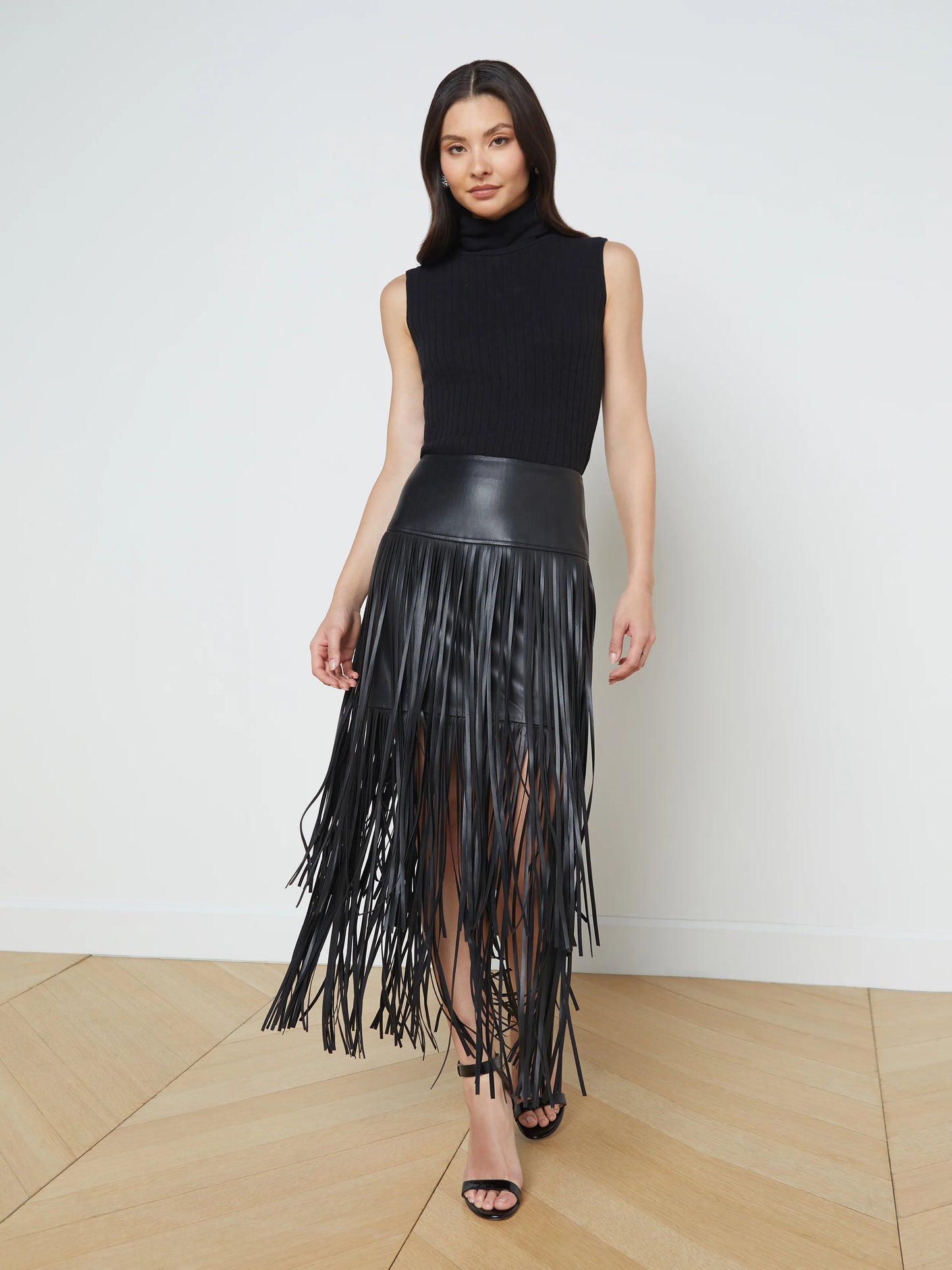 L'agence Karolina Fringe Skirt