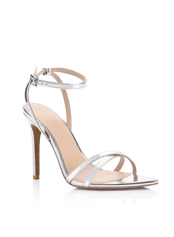 Lana Wilkinson Paige Silver Patent Sandal