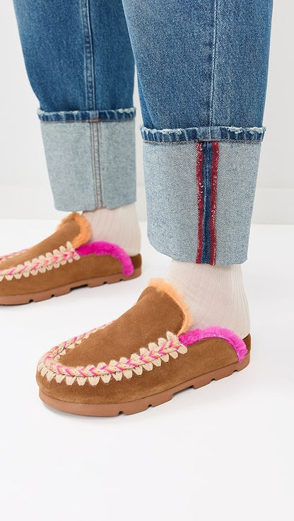 MOU Suede Closed Toe Mule MU.FW4310005A