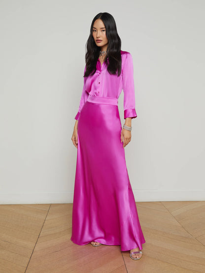 L'Agence Ryker Bias Skirt