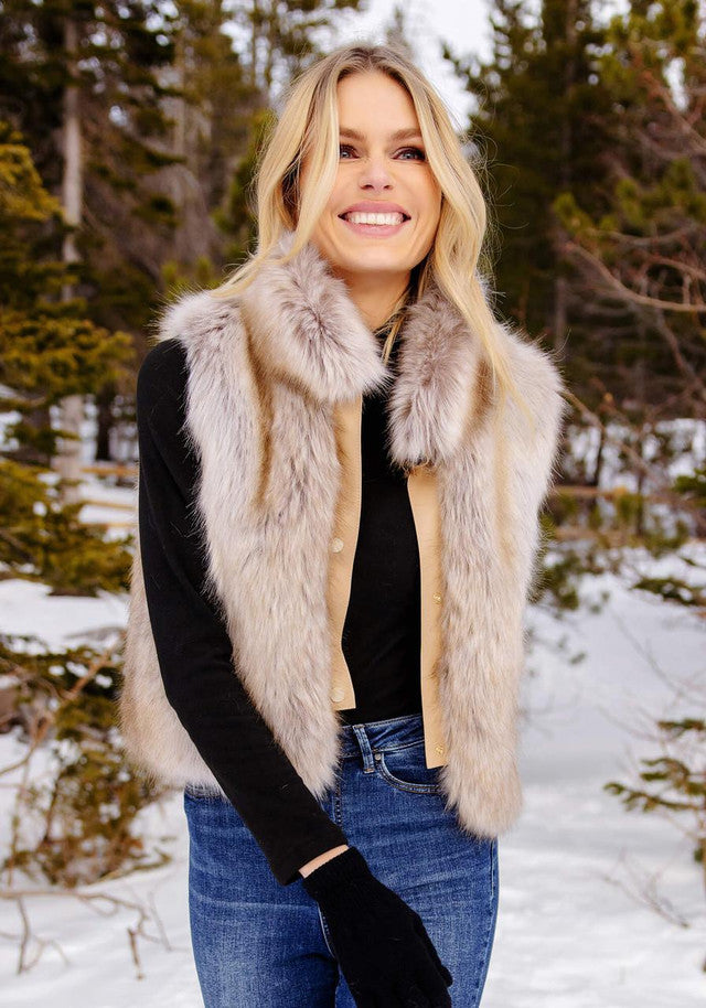 Fabulous Furs Foxy Crop Vest