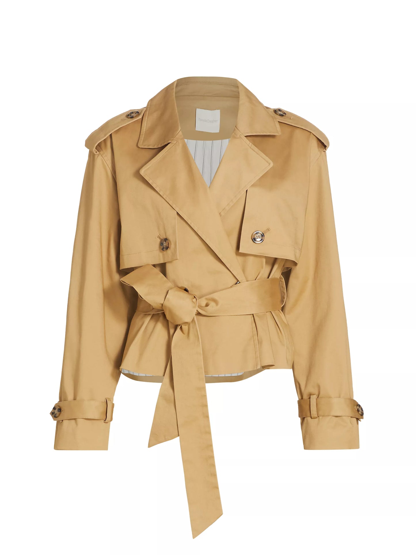 Favorite Daughter Cropped Charles Trench Coat