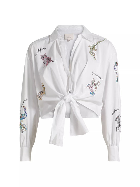 Cinq A Sept Jungle Mariana Top