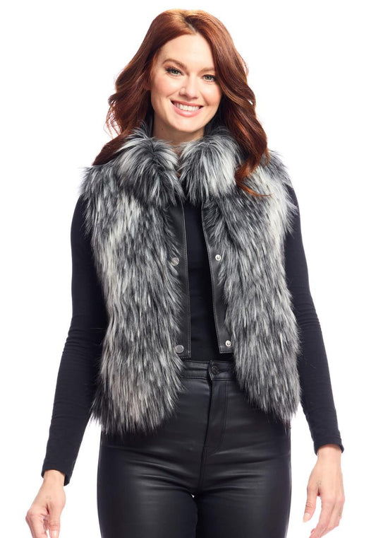 Fabulous Furs Foxy Crop Vest