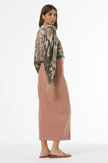Young Fabulous & Broke Dara Midi Skirt