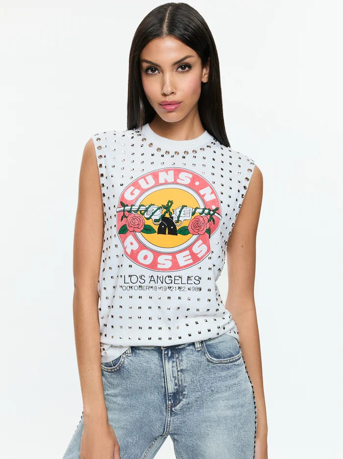 Alice + Olivia Micah Embellished Tank