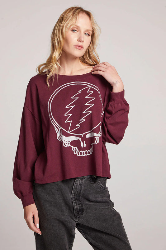 Chaser Grateful Dead Sliver Stealie Tee