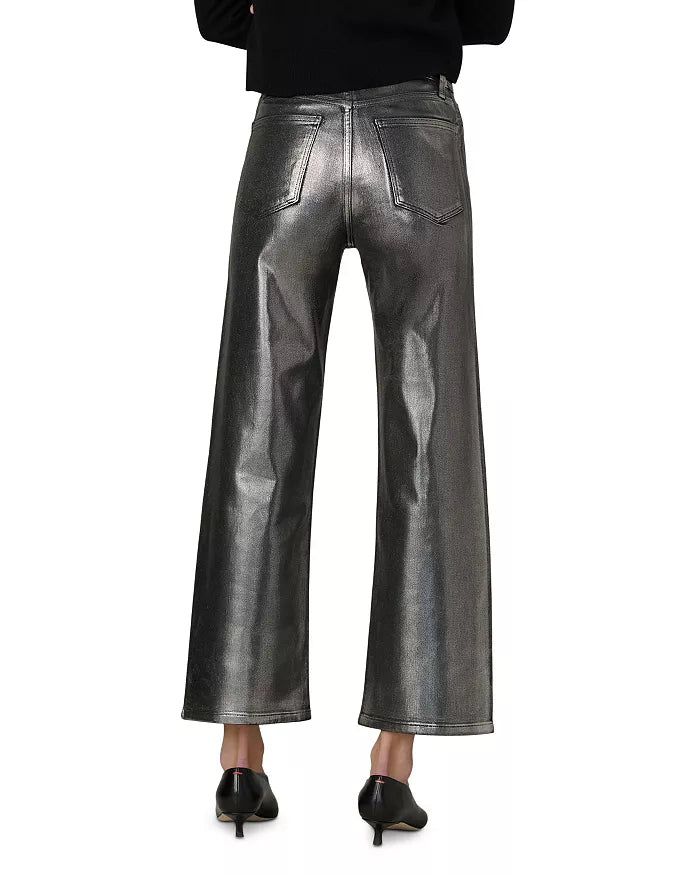 Joe's Blake Cropped Wide Leg Foil