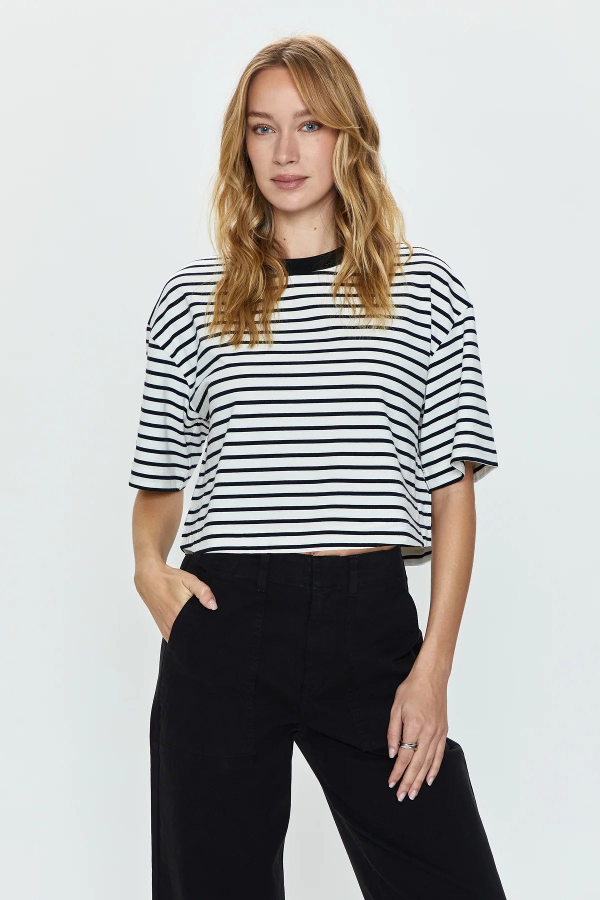 Pistola Mae Striped Tee