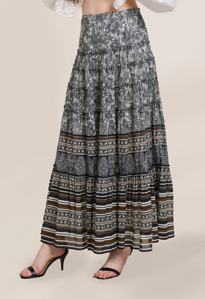 Scarlett Poppies Drift Long Skirt