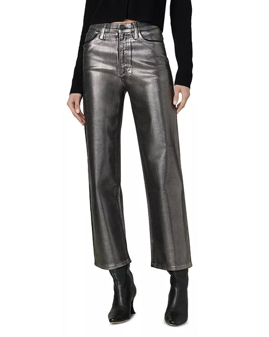 Joe's Blake Cropped Wide Leg Foil
