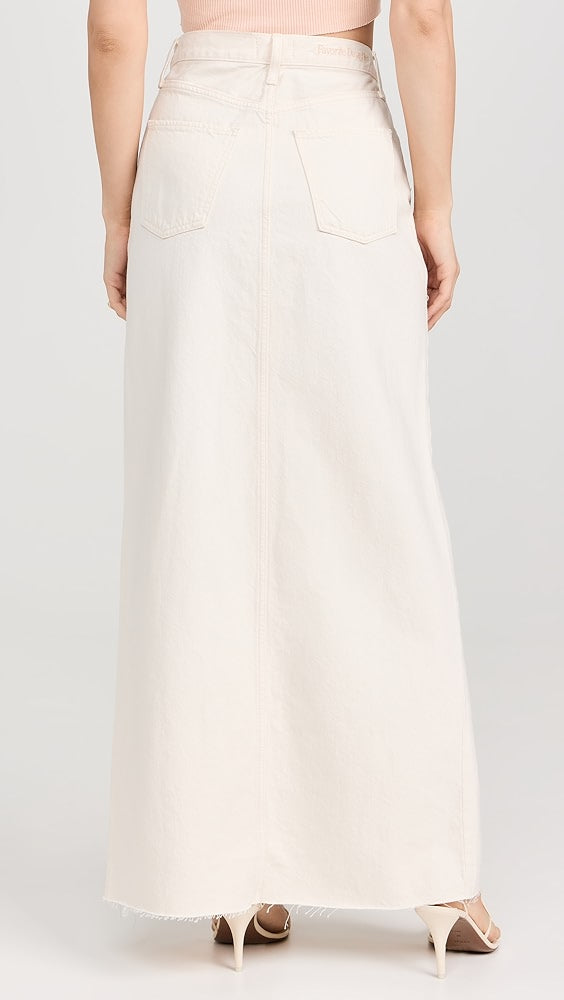 Favorite Daughter Sadie High Rise Maxi A-Line Skirt