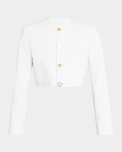 Frame Seersucker Jacket