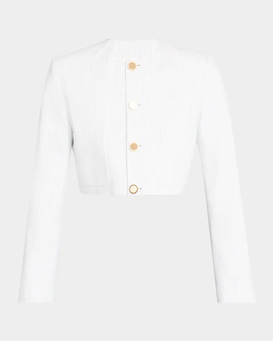 Frame Seersucker Jacket