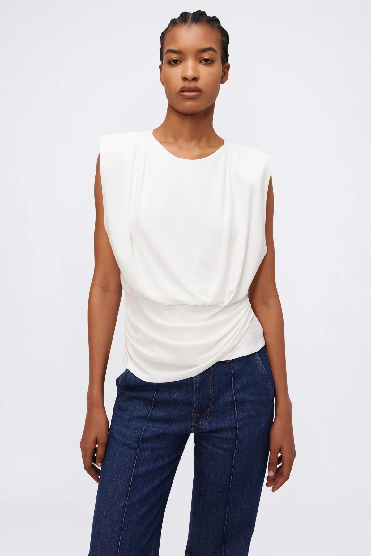 Jonathan Simkhai Daton Draped Top