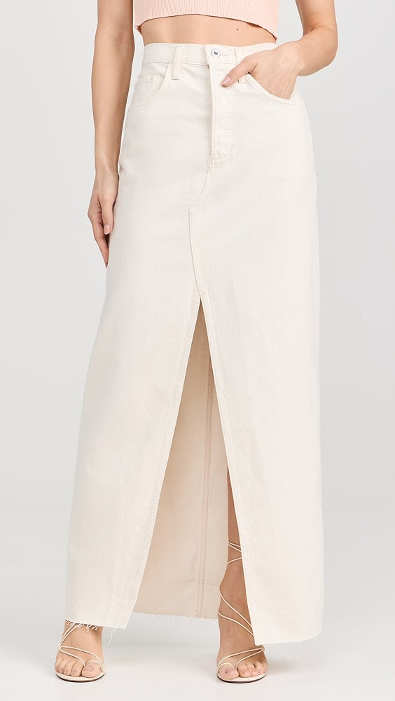 Favorite Daughter Sadie High Rise Maxi A-Line Skirt