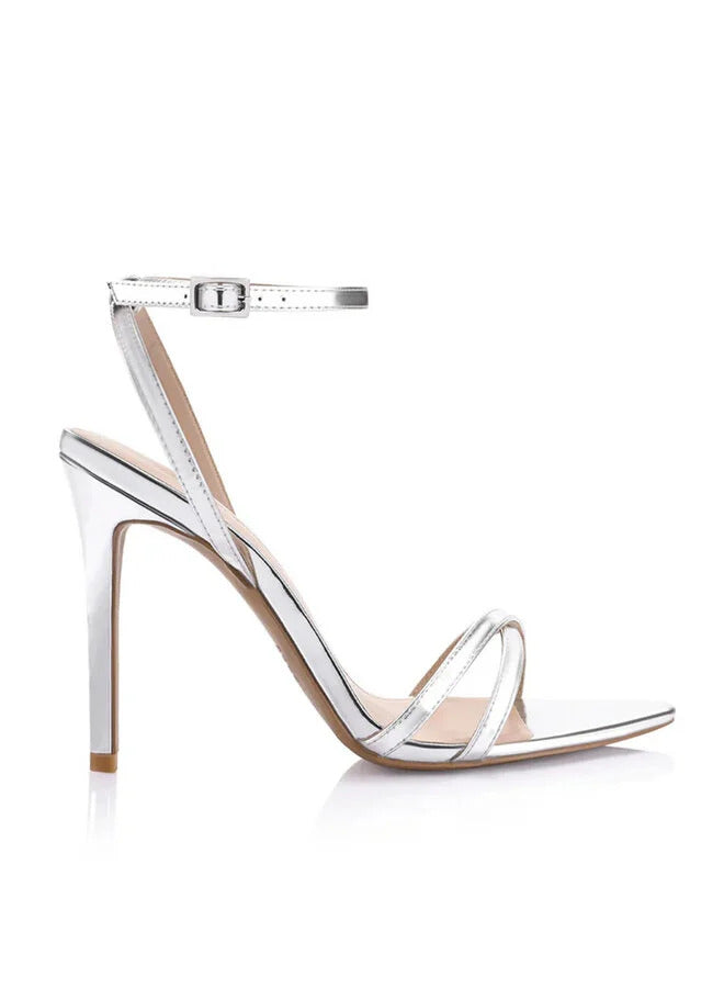 Lana Wilkinson Paige Silver Patent Sandal