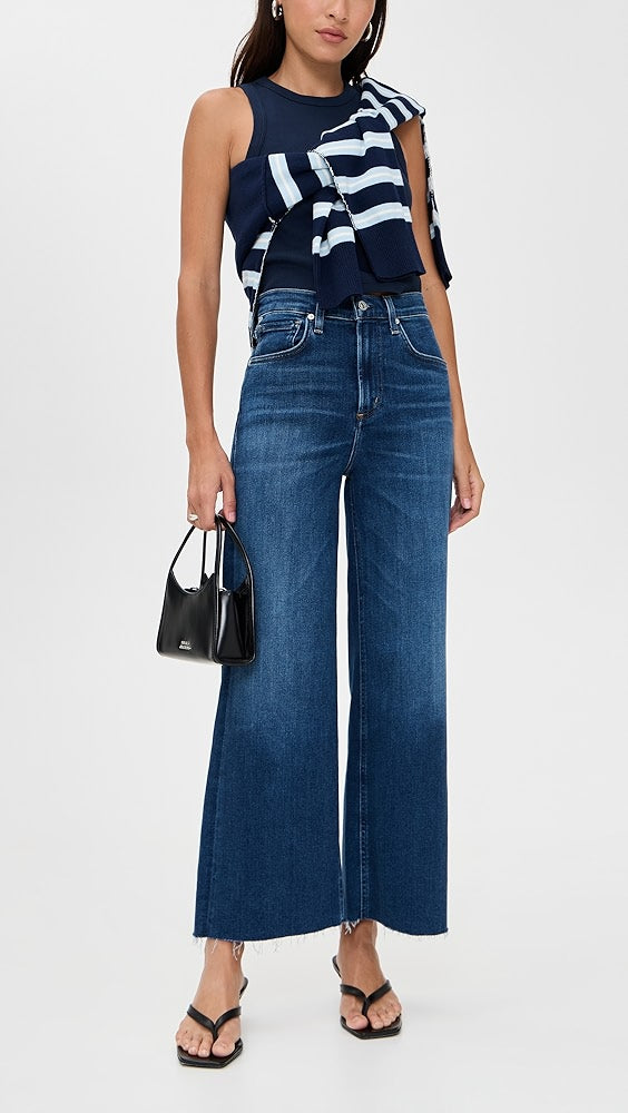 Citizen Of Humanity Lyra Wide Leg Crop Jean