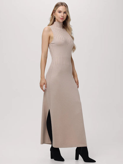 525 Aurora Funnel Neck Maxi Dress