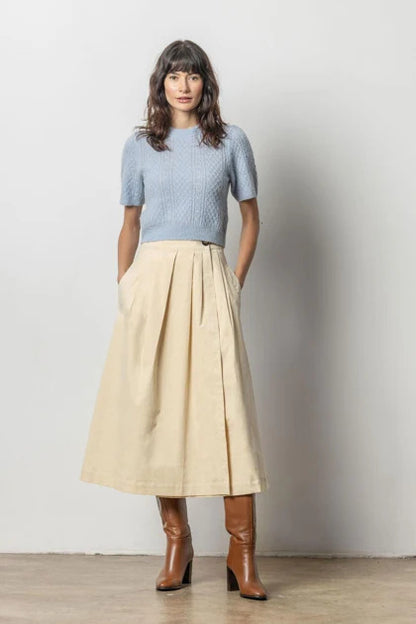 Lilla P Corduroy Wrap Skirt