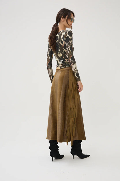 Maria Cher Kurt Sage Midi Skirt