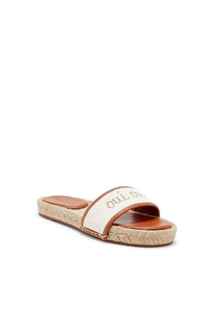 Cinq a Sept Josephine Canvas Espadrille Slide