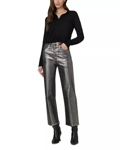 Joe's Blake Cropped Wide Leg Foil