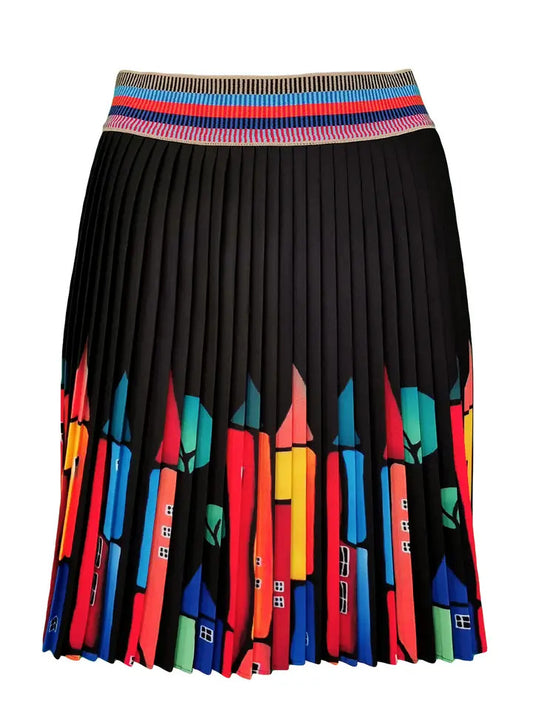 Lalipop Design Mini Pleated skirt